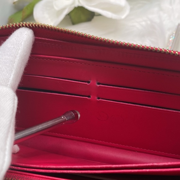 EUC Louis Vuitton vernis IKAT long zip wallet, GORGEOUS! AUTHENTICATED B… - Picture 15 of 16